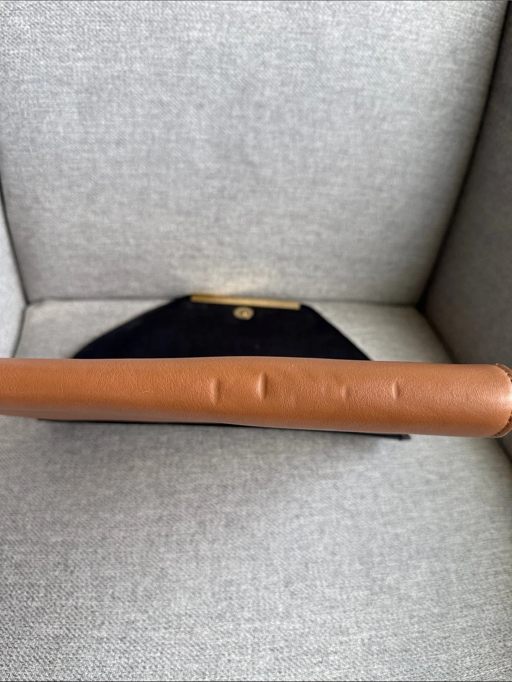 Express Envelope Clutch - Black, Cream & Brown